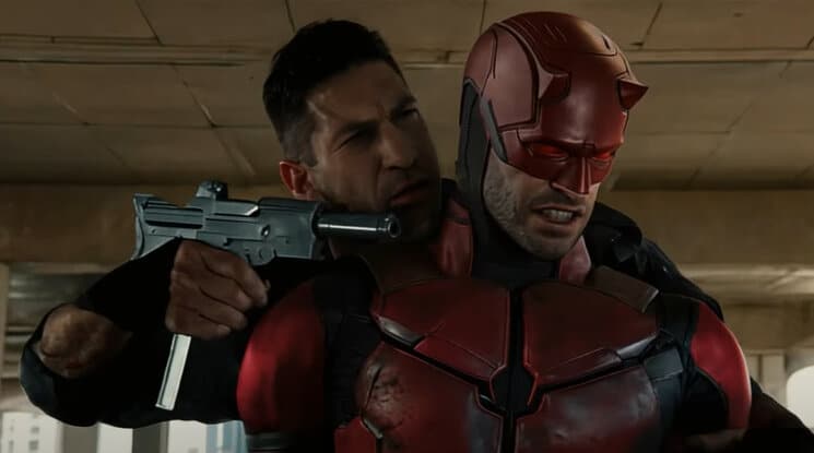 Frank Castle and Daredevil. Image courtesy of Marvel and Disney.