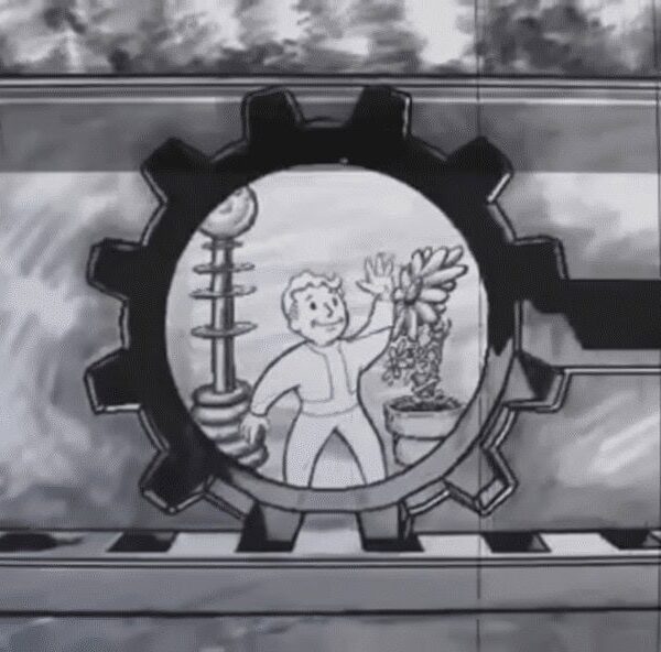 Screenshot from the trailer for Fallout 1, the game that the Fallout mod Vault 13 was seeking to recreate.