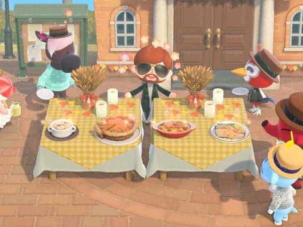 turkey day animal crossing new horizons, low-stress video games