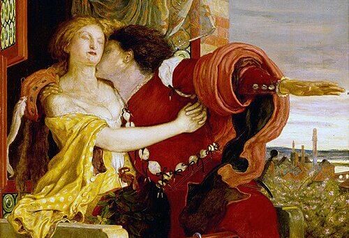 Romeo and Juliet, painted by Ford Madox Brown