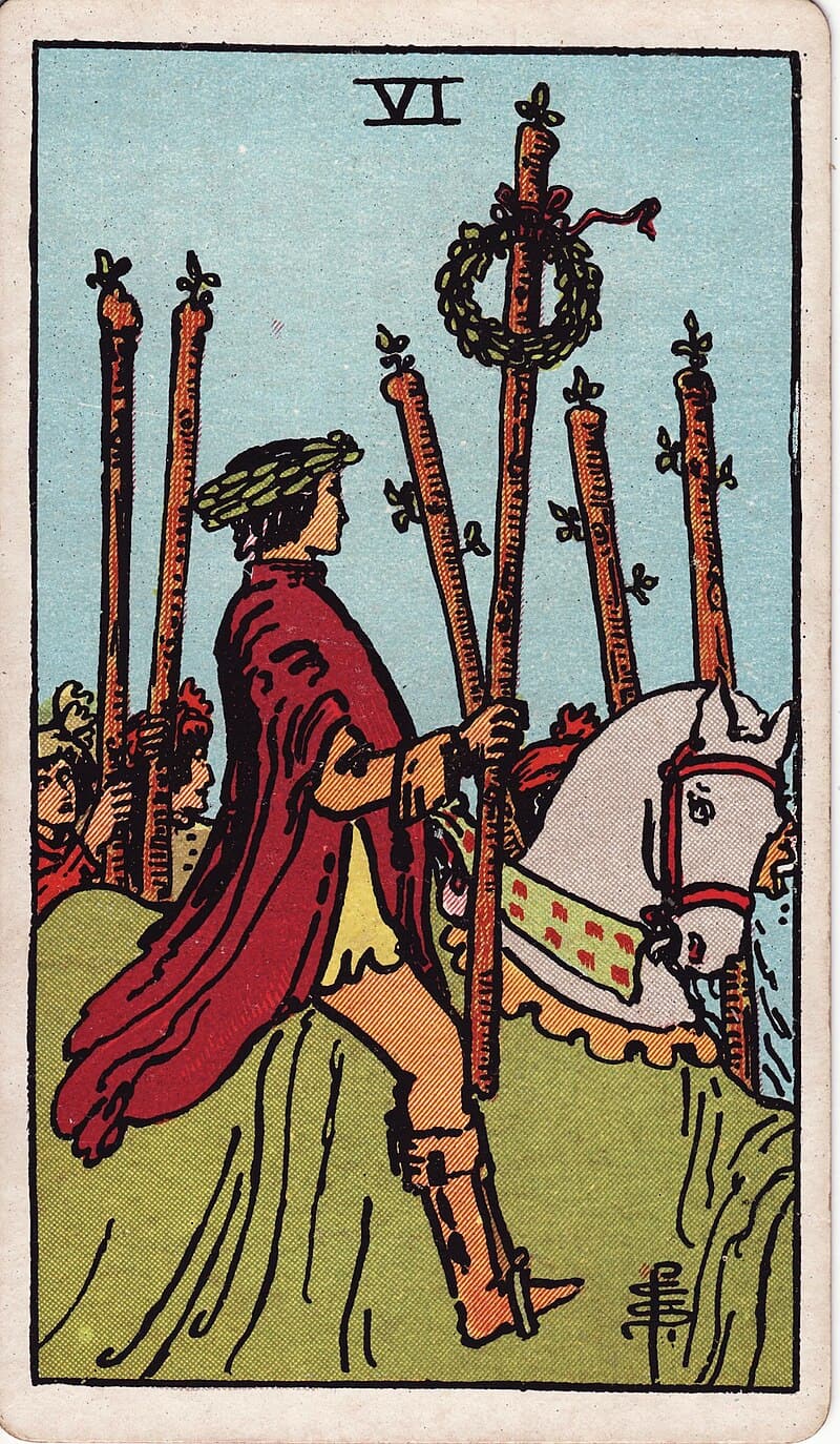 Six of Wands Zodiac Tarot