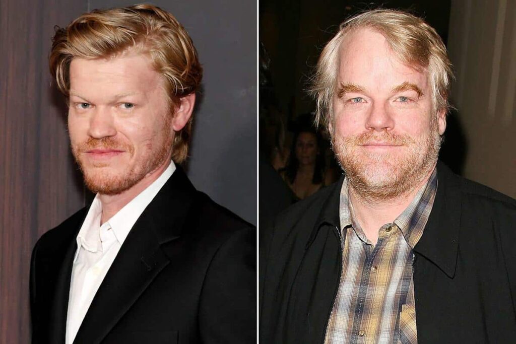 Jesse Plemons and Phillip Seymour Hoffman