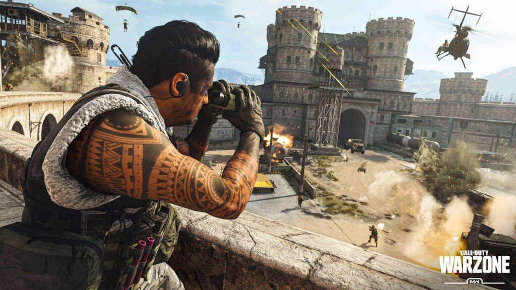 Call of Duty Warzone/wargames/ Team vision
