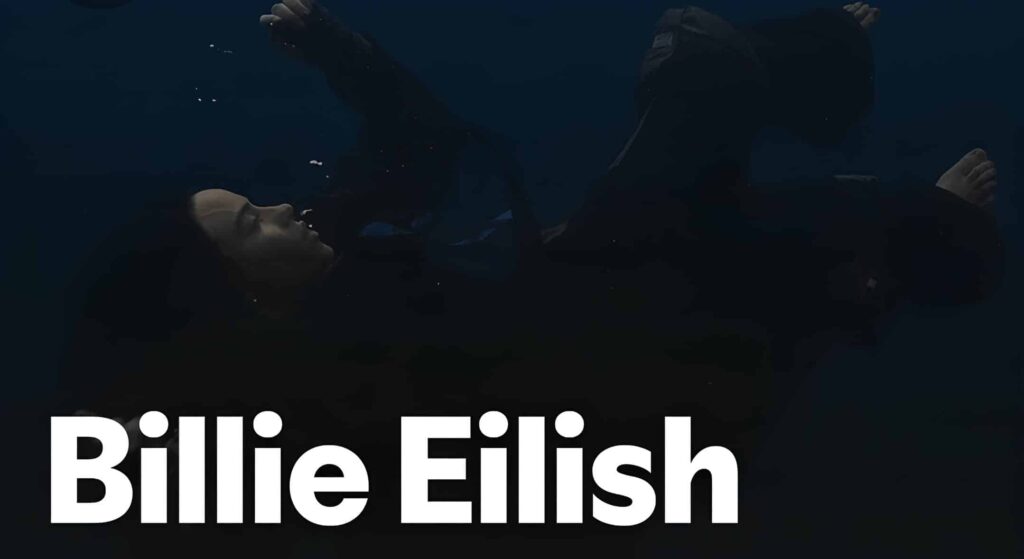 Promotional image of Billie Eilish for Spotify