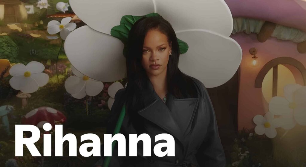 promotional image of Rihanna for Spotify