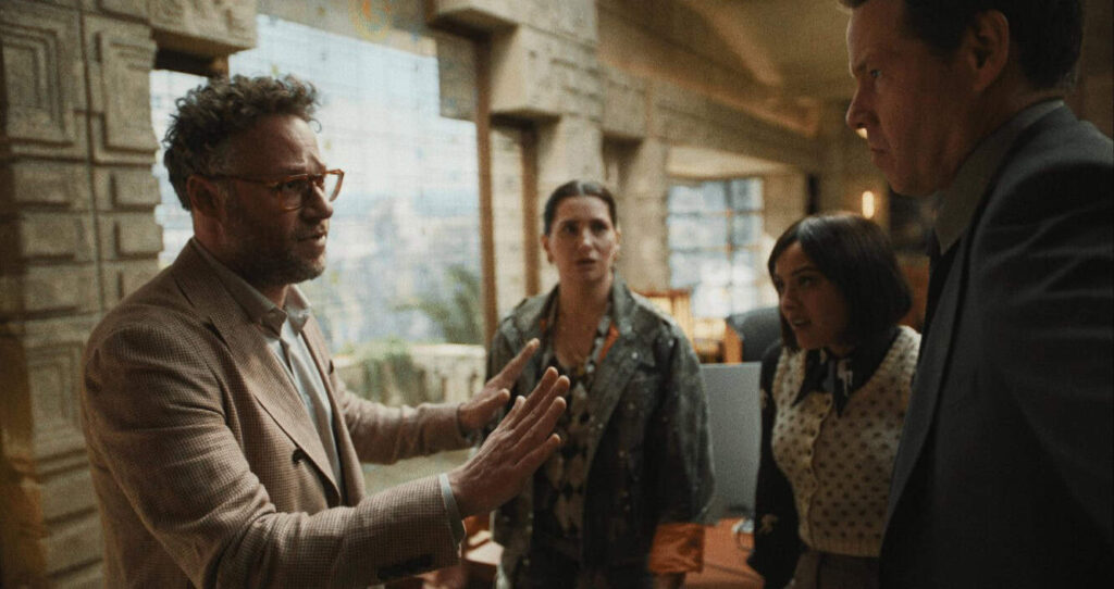 Ben Stiller as a studio executive in The Studio, a satirical Apple TV+ show about Hollywood.