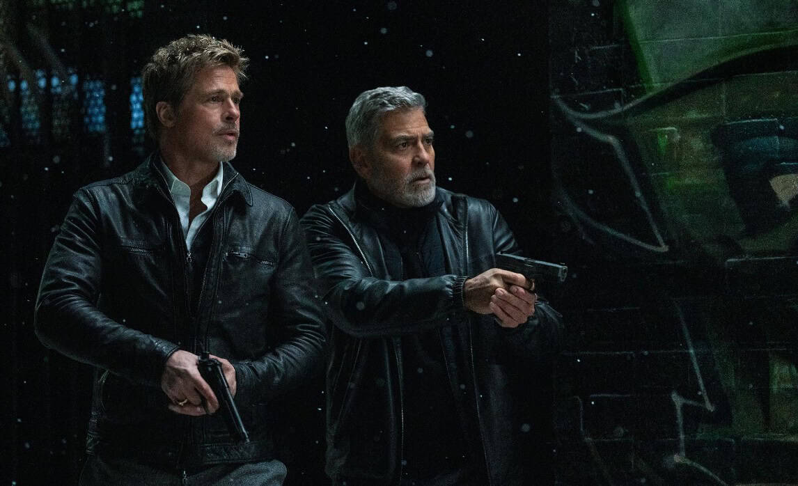 Top 10 Movies: Wolfs (Courtesy of Apple TV)