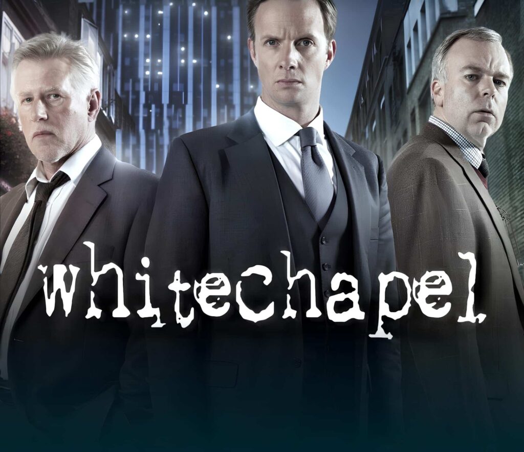 Promotional image used by Britbox for their uk based tv show whitechapel