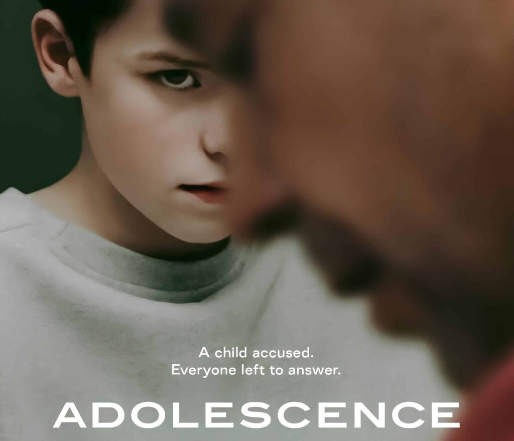 promotional image for the Netflix TV series Adolescence