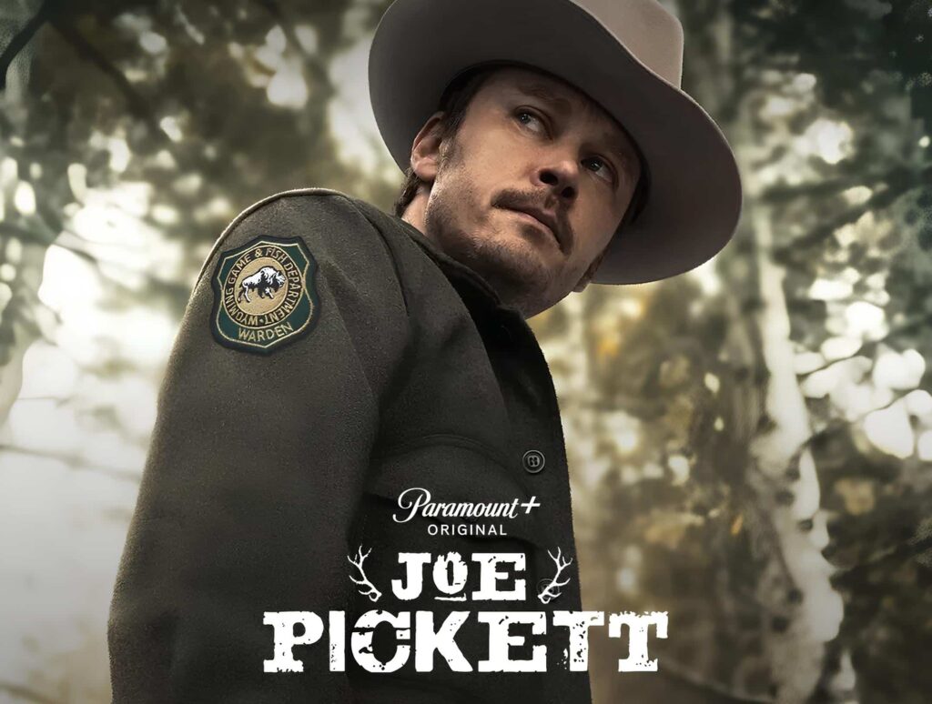 Joe Pickett promotional image from the paramount+ app