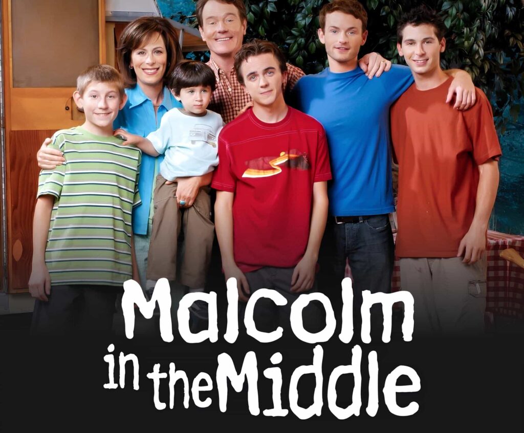 Malcolm in the middle promotional image for Disney+