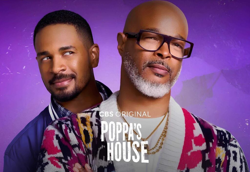 Poppa's house CBS promotional image with Damon Wayans Sr and Jr on the cover