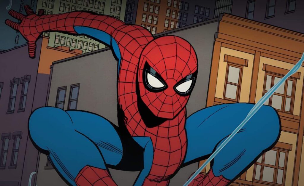 Screenshot from Disney+ Your Friendly Neighborhood Spider-Man