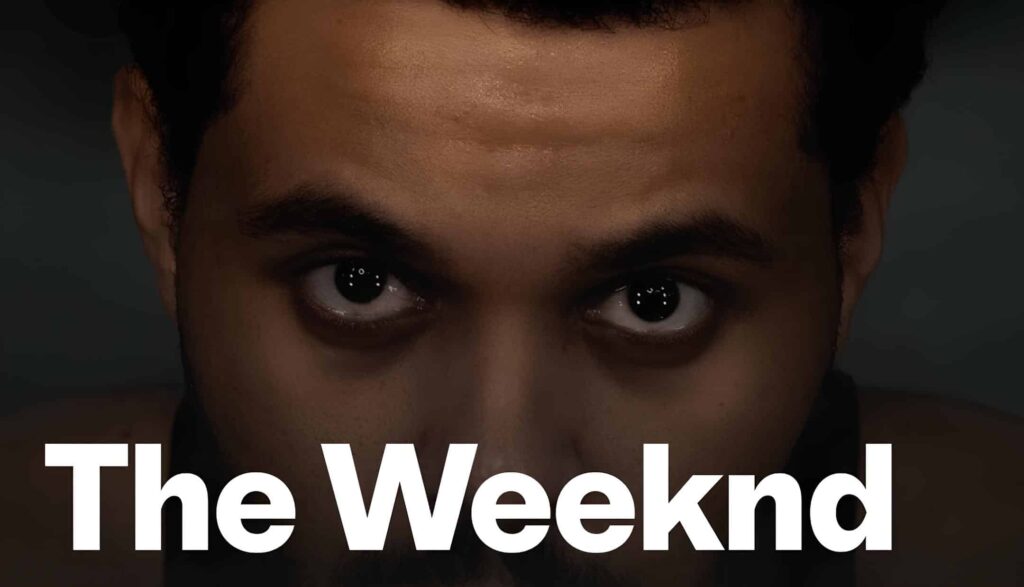 Promotional image of The Weeknd for Spotify