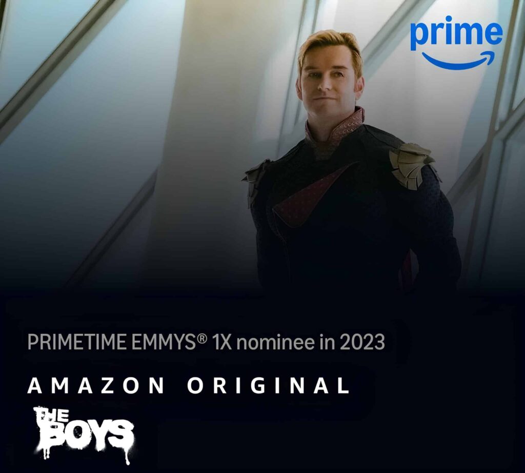 promotional image of amazon prime video original series "The Boys"