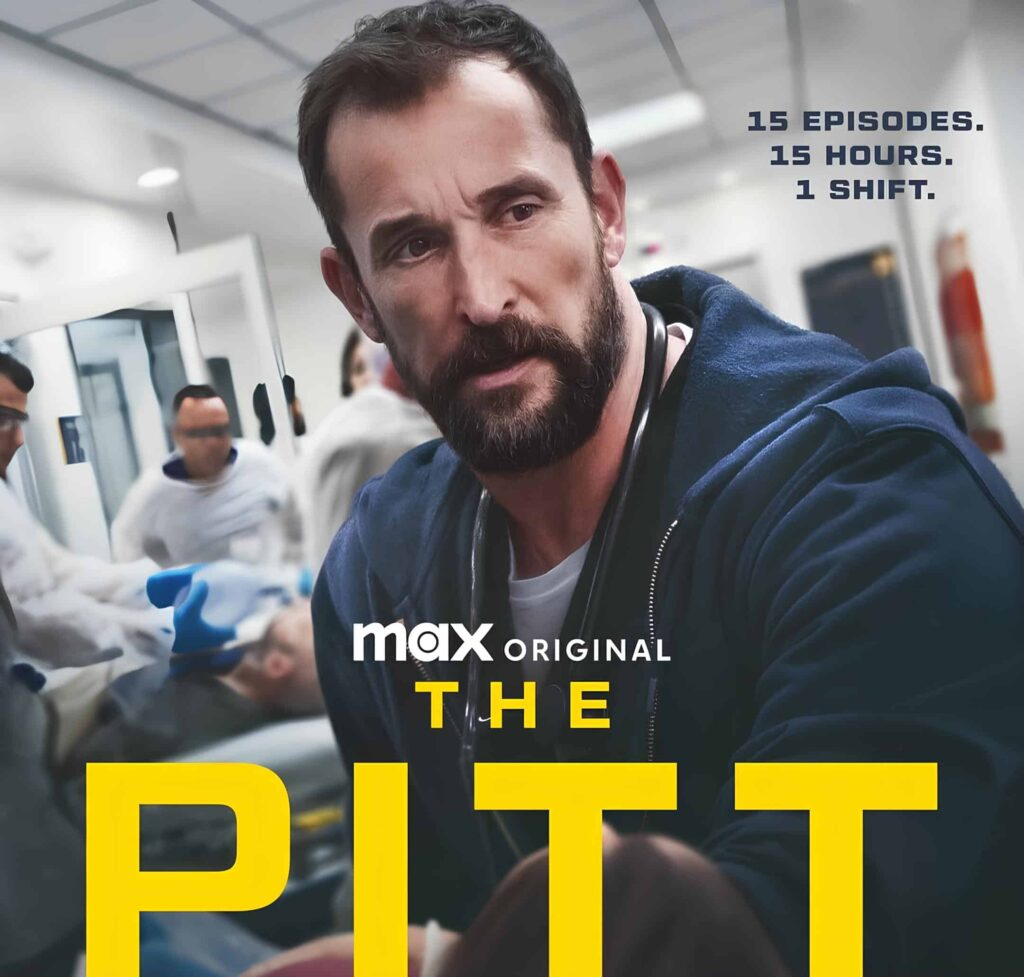 promotional image for the HBO Max Original series, The Pitt.