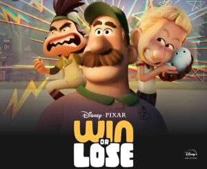 Disney+ Pixar show Win or Lose promotional image screenshot