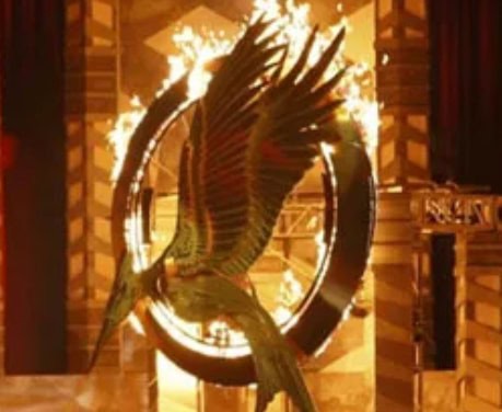 Image of The Hunger Games Logo, courtesy of Lionsgate