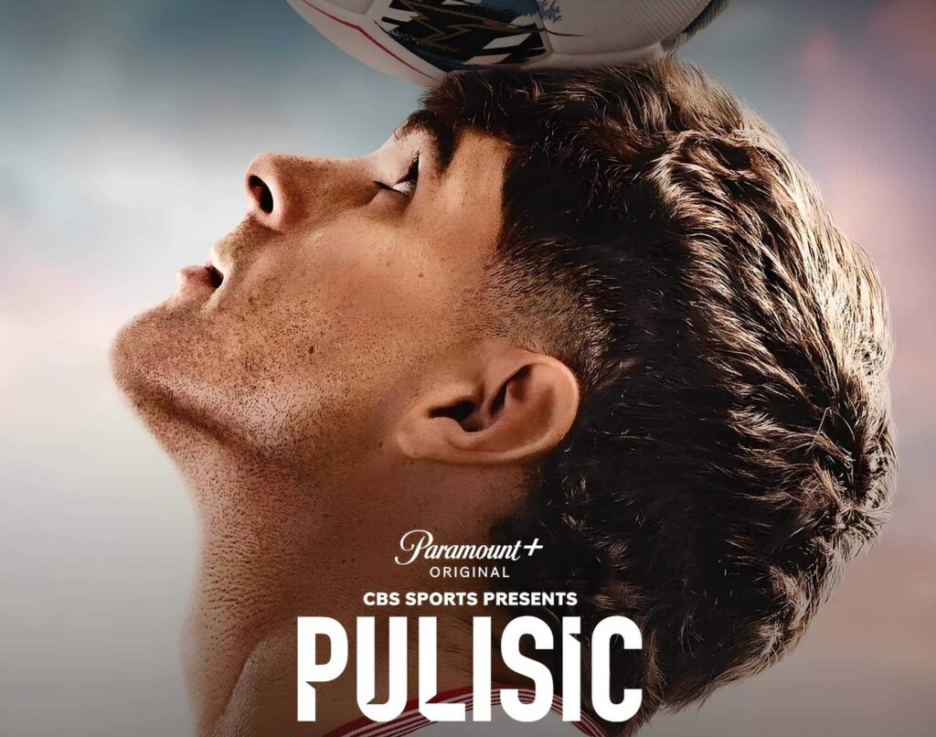 Pulisic CBS Sports documentary promotional image from paramount+
