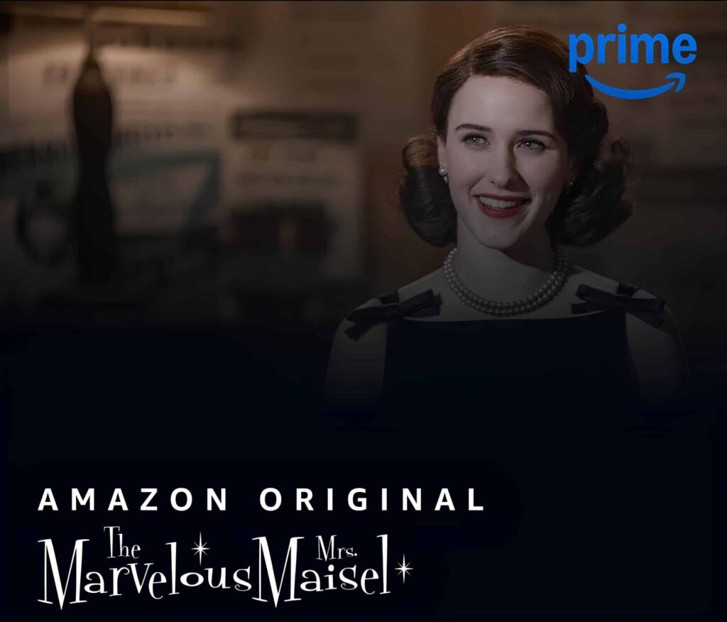 The Marvelous Mrs. Maisel promotional image from amazon prime video