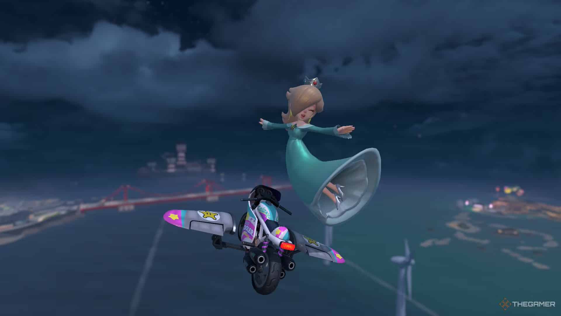 Mario Kart World Rosalina Flying