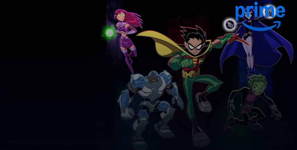 teen titans promotional image from tv series on amazon prime video