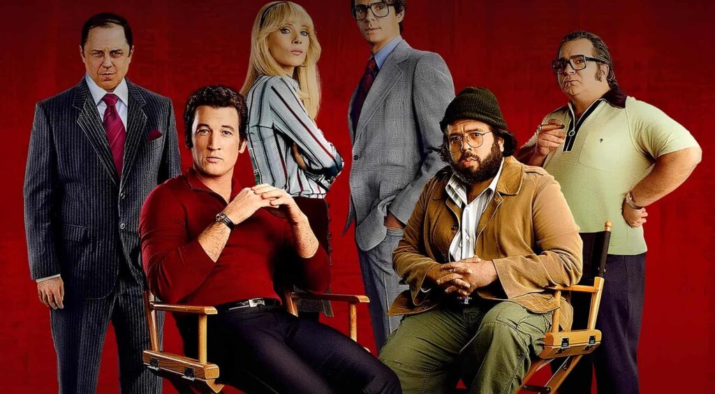 Promotional image from the paramount+ show The offer