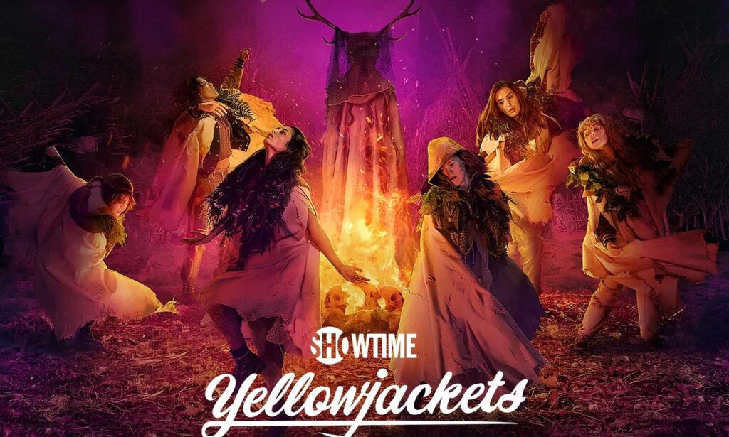 Yellowjackets promotional image from paramount+ with showtime