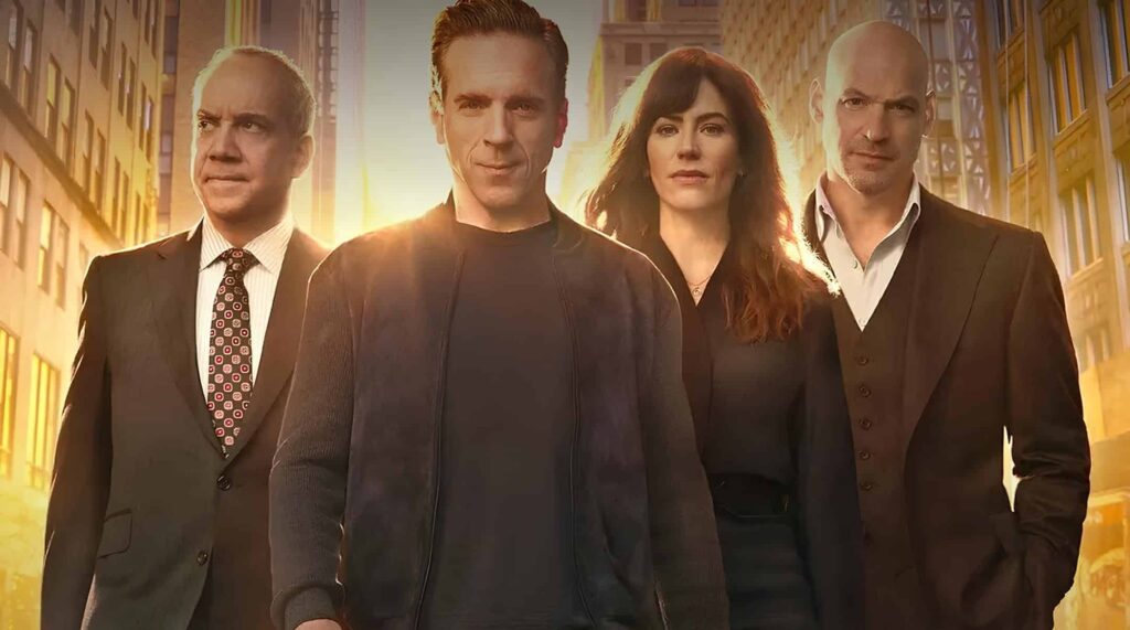 Billions promotional image from Paramount+ with Showtime