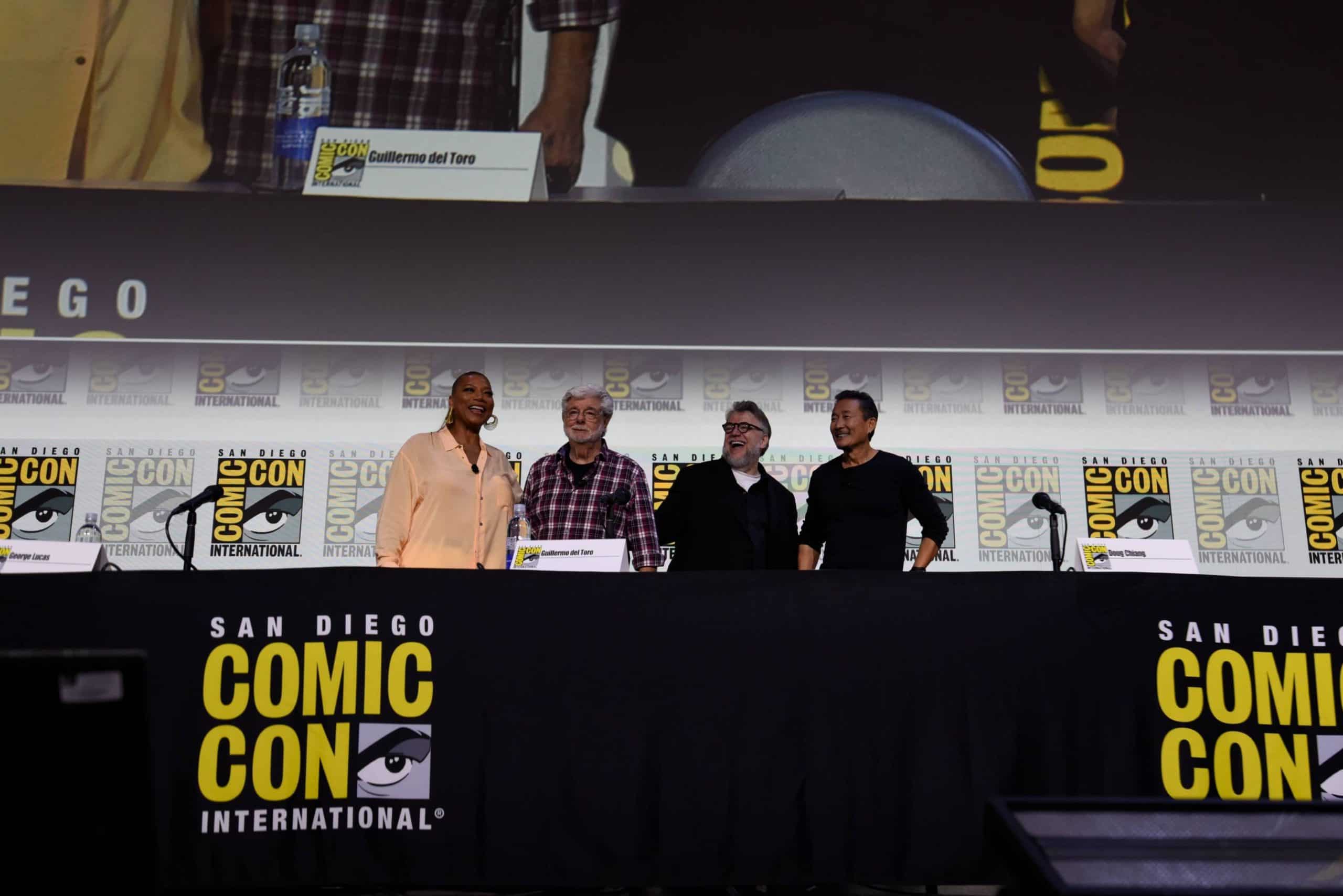 George Lucas, Guillermo del Toro, Doug Chiang, Queen Latifah