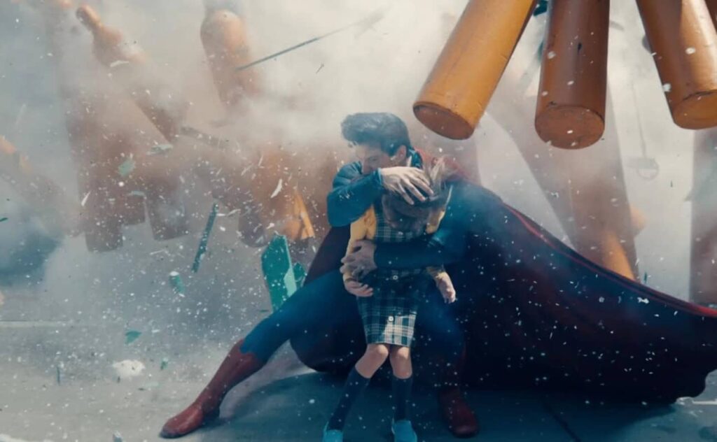 Image from James Gunn’s Superman | Courtesy of Warner Bros