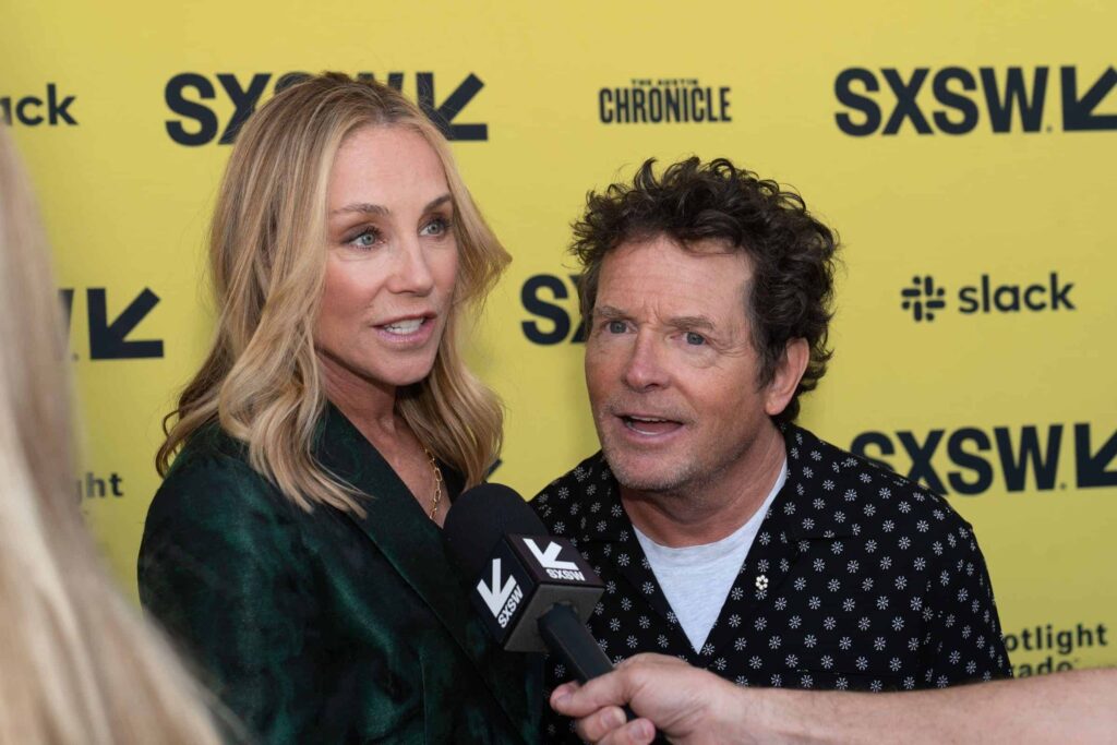 Michael J. Fox and Tracy Pollan