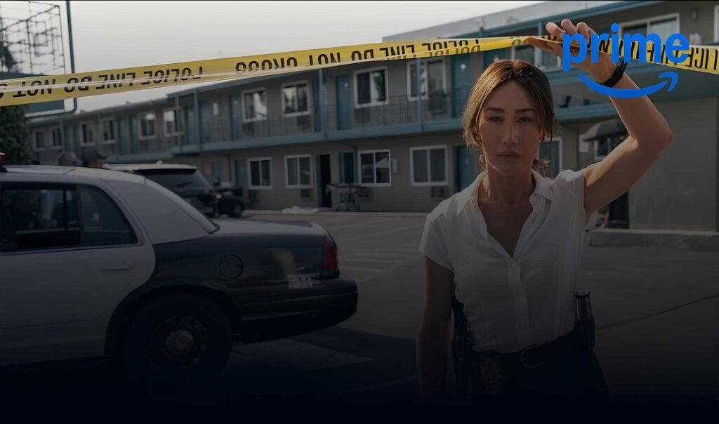 promotional image from amazon prime video for new tv series Ballard starring Maggie Q