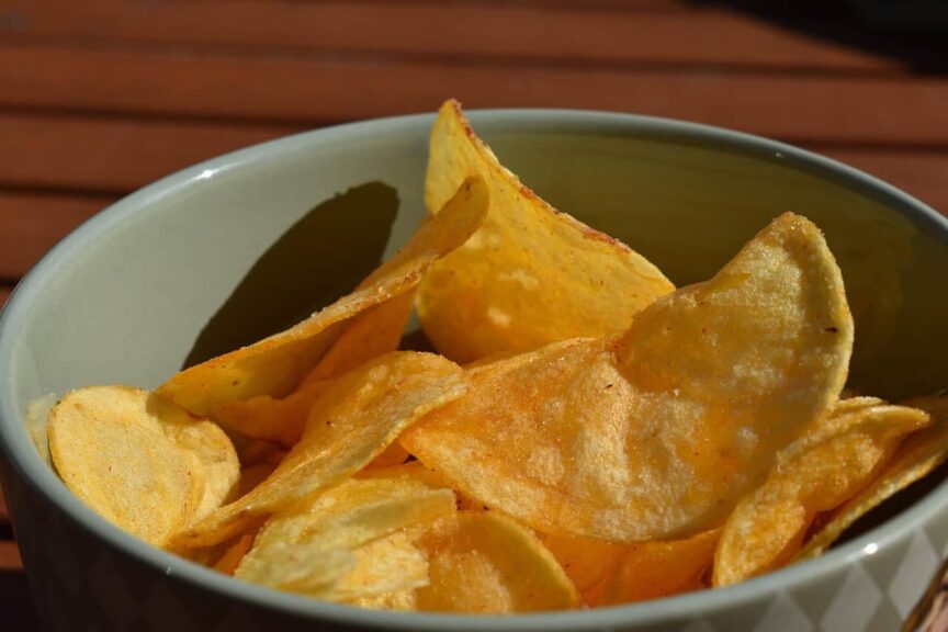 food, chips, potato chips, snack, appetizer, dish, junk food, potato chips, potato chips, potato chips, potato chips, potato chips, junk food, junk food