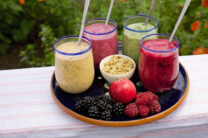 fruit, dessert, food, drinking, snack, smoothie, breakfast