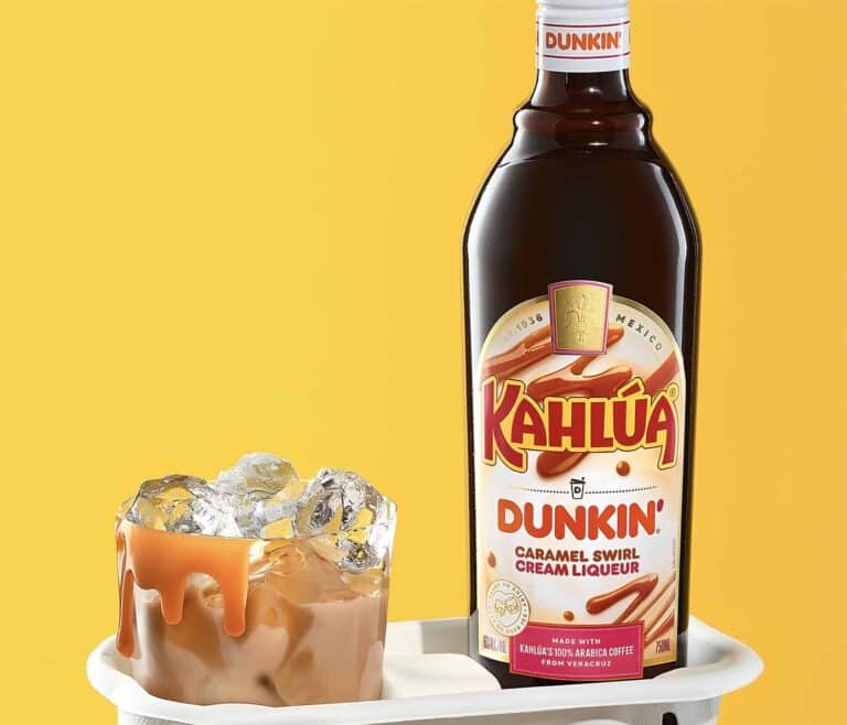 promotional image for the Dunkin and Kahlua collaboration drink