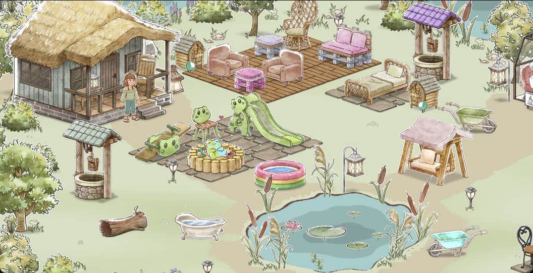 Kamaeru: A Frog Refuge, Cozy Game