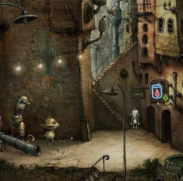 Image from Machinarium courtesy of Epic Games Store and Amanita Design