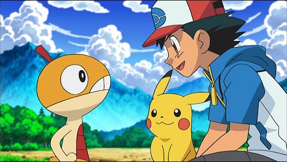 Kid friendly anime: Pokemon image courtesy of The Pokemon Company (https://www.pokemon.com/uk/animation/seasons/14/episode-17-scraggy-hatched-to-be-wild)