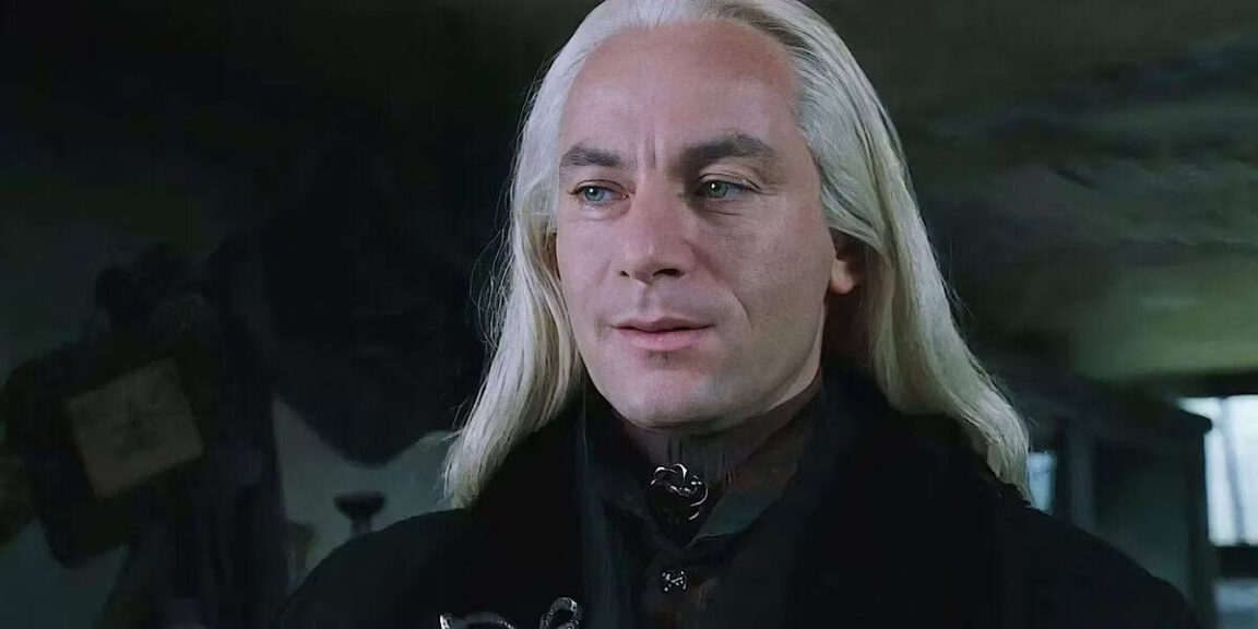 Jason Isaacs talks Johnny Flynn as Lucius Malfoy