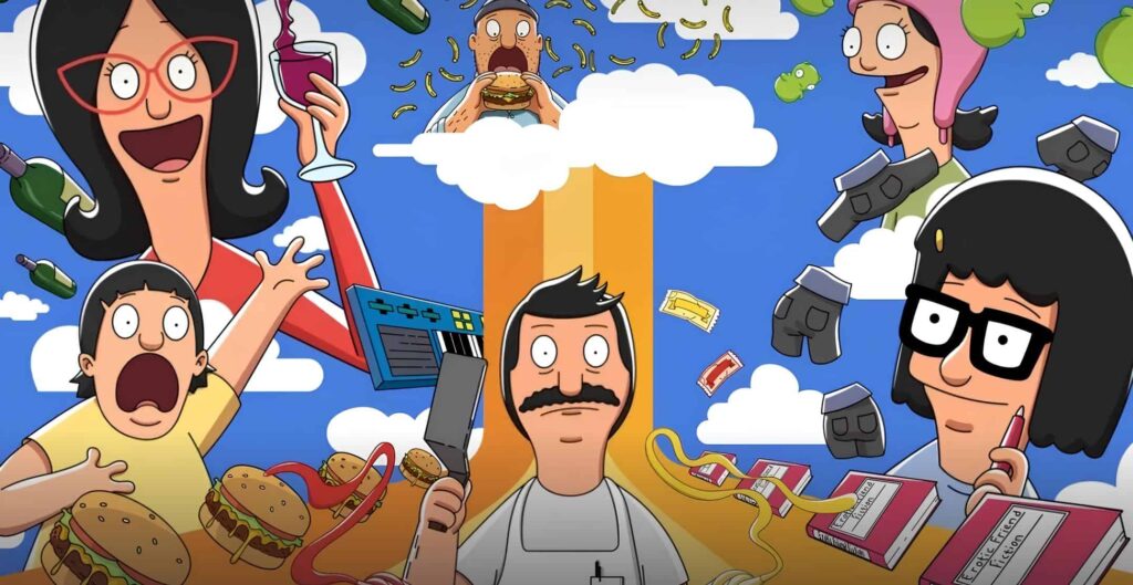 promotional image for tv series Bob Burger's available on Disney+ through the Hulu bundle