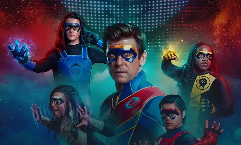 promotional image for the tv series Danger Force available to watch on paramount+