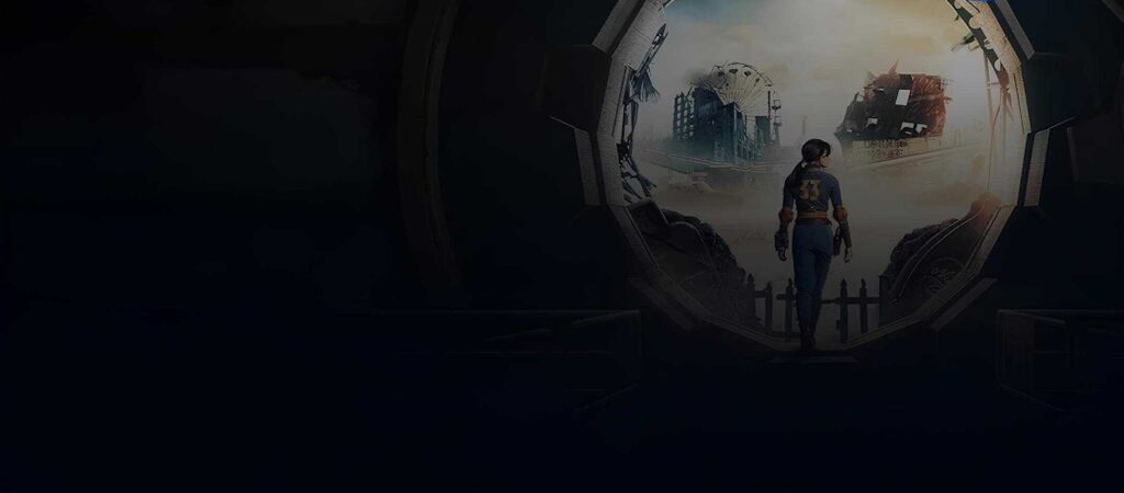 promotional image for the tv series Fallout available on Amazon Prime Video