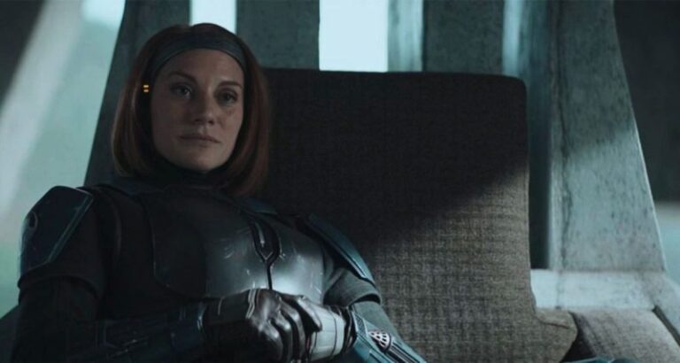 Katee Sackhoff as Bo-Katan in The Mandalorian season 3
