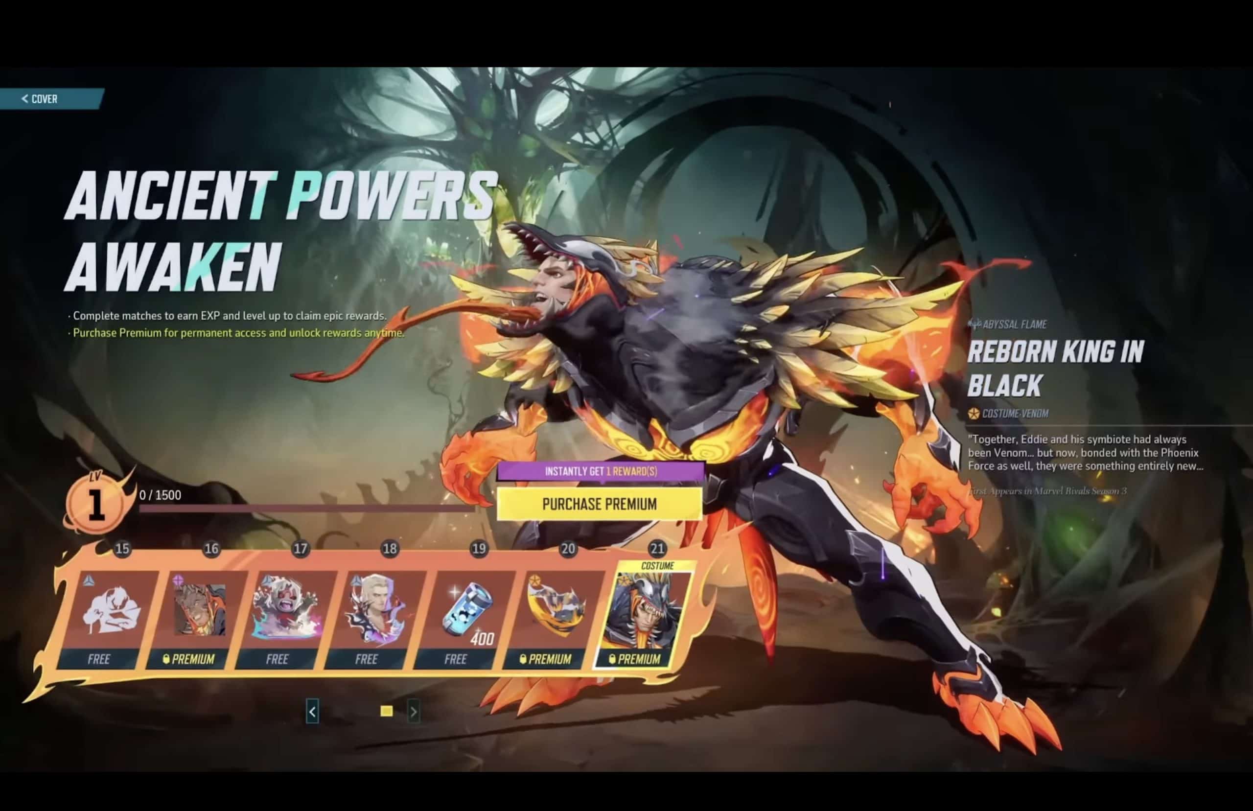 marvel rivals ancient powers awaken venom