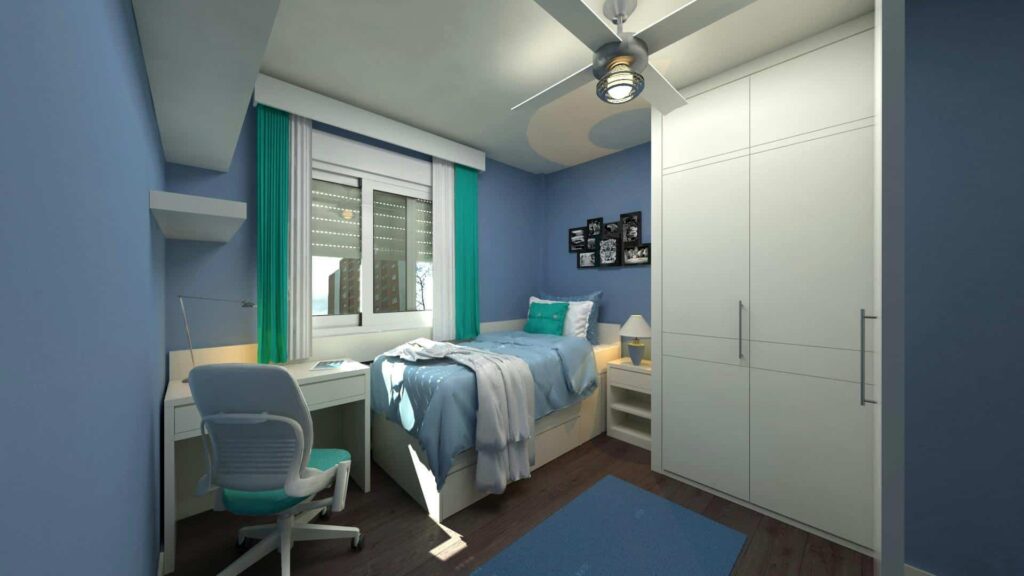 This is a photo of a bedroom that has been decorated with care. Dorm decor can help create a room you can enjoy living in.