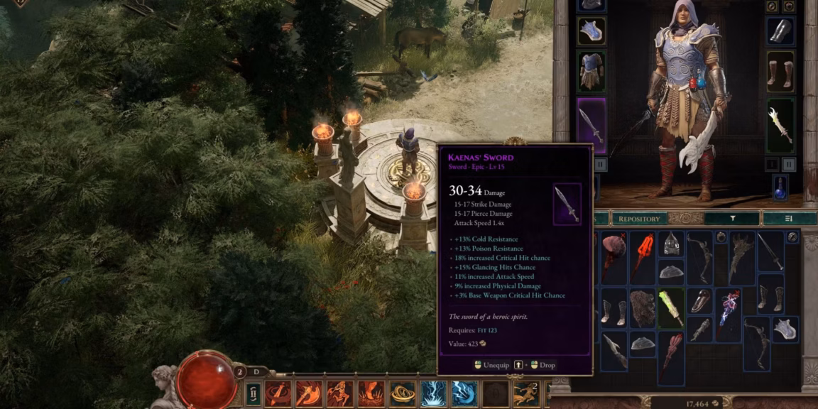 What Are Unique Items In Titan Quest II?