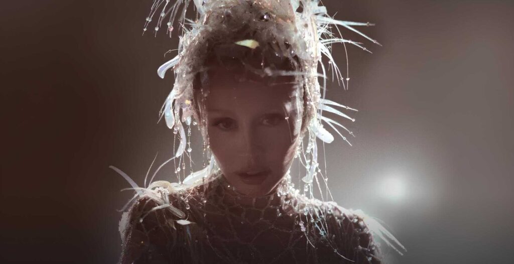 promotional image for documentary tv series Something Beautiful Miley Cyrus on Disney+