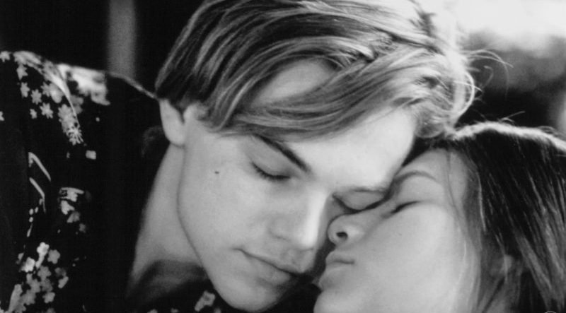 Leonardo DiCaprio and Claire Danes in Baz Luhrmann's 'Romeo + Juliet'