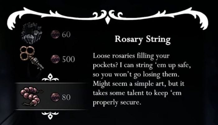 Rosary String, Hollow Knight Silksong